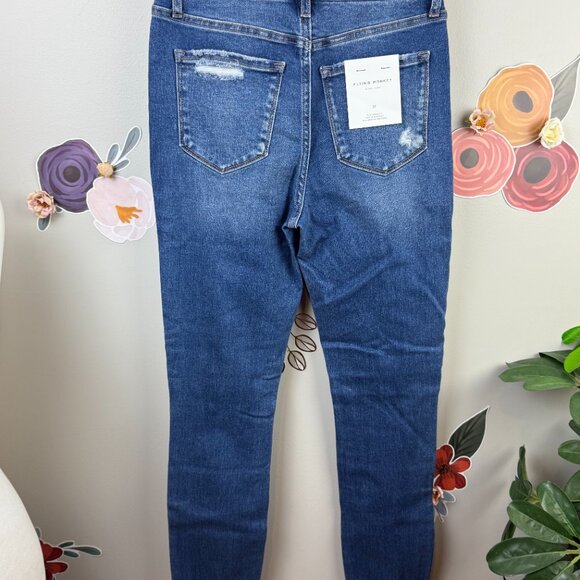 Flying Monkey High-Rise Distressed Skinny Jean - Size - 27 - Picture 3 of 7